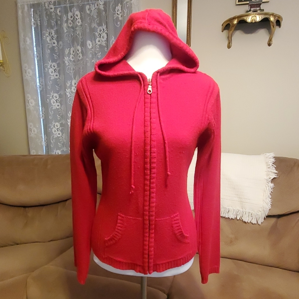 Zip up sweater hoodie